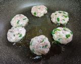 【お弁当おかず】 豚こま団子つくね風?!作り方4写真