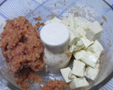 サケと豆腐のつくね☆中華風野菜炒め作り方3写真