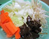 醤油ラーメンの素で★あんかけ五目焼きそば作り方1写真