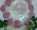お花みたいなウィンナーの目玉焼き❤作り方7写真