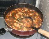 ミートソースで作る麻婆豆腐作り方5写真