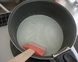 ホワイトチョコ❤抹茶のミルクプリン作り方3写真