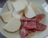 ベーコン＋大根の炒め煮作り方1写真