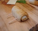 ★竹輪のチーズ巻き巻き★作り方3写真