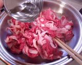 【【 牛肉♡水菜♡豆腐の簡単すき煮 】】作り方3写真