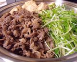 【【 牛肉♡水菜♡豆腐の簡単すき煮 】】作り方6写真