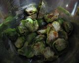 生ハムとふきのとうのペペロンチーノ作り方2写真