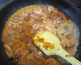 簡単！エビと鶏肉のトマトクリームパスタ作り方5写真