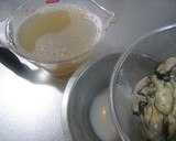 一度に二品☆牡蠣ごはん&茶碗蒸し作り方2写真