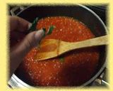 トマトとナスのトマトソースパスタ作り方10写真