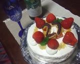 手作り・・基本的な誕生日ケーキ」^-^「作り方25写真