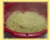 トマトとナスのトマトソースパスタ作り方20写真