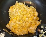 【簡単昼食】残りご飯でエビ風味チャーハン作り方2写真