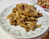 男子飯！国産豚こま肉と玉葱を炒めたアレ作り方6写真