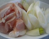 鶏肉とネギの磯辺風作り方1写真