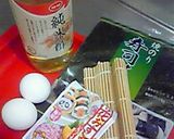 お花見に☆簡単バラの花巻き寿司♪作り方1写真