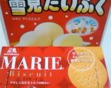 もちもち♪ビスケットアイスのおやつ♪作り方1写真