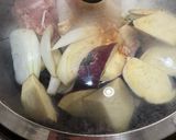 鶏もも肉とさつま芋の甘辛煮(ゆる四毒抜き)作り方3写真