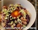 鶏むね肉とキャベツで！塩味親子丼♪作り方8写真