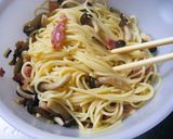 塩昆布 de 和風パスタ作り方3写真