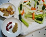 彩り野菜のしょうゆ漬け作り方3写真