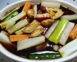 彩り野菜のしょうゆ漬け作り方4写真