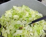 ツナとキャベツのアーリオオーリオパスタ作り方4写真