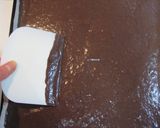 ハート柄♡ココアとイチゴのロールケーキ作り方19写真