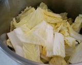 旬の野菜〜白菜のクリームスープ作り方1写真