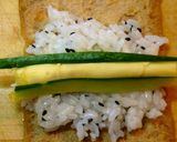 いなりで♪小さなお花の巻き寿司作り方7写真