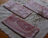 春巻の皮でベーコンエピ風!?作り方1写真