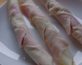 春巻の皮でベーコンエピ風!?作り方2写真
