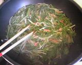 ✿春菊と水菜でシャキシャキ胡麻和え✿作り方3写真