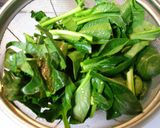 ほうれん草＆小松菜♡W青菜のしらす和え作り方1写真
