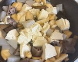 根菜の炒り豆腐作り方3写真