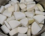 とろける脂身豚バラブロック肉と大根の煮物作り方3写真