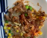 レンジ簡単中華風ナポリタン味炒飯弁当作り方5写真