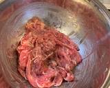 牛肉とニンニクの芽のオイスターソース炒め作り方1写真