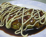 簡単♪長芋のふわふわお好み焼き作り方6写真