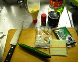 簡単一品♪ちくわのきゅうり巻き作り方1写真