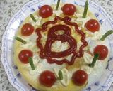 ケーキ型オムライス作り方3写真