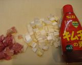 豚キムチ★チャーハン★★キムチの素を使用作り方1写真