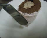 ロールちゃんdeバレンタインチョコケーキ作り方3写真