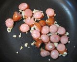かぼちゃとウインナーのソース炒め☆”作り方3写真