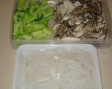 白ウドと舞茸の炒め煮作り方2写真
