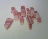 キノコとベーコンのバター炒めに粉チーズ☆作り方1写真