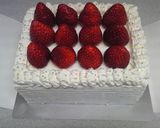 カステラ木枠で作るふんわりショートケーキ作り方28写真