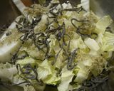 白菜と塩昆布ととろろ昆布のちょっと漬け作り方2写真