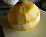 夏みかんの皮の砂糖煮（オレンジピール）作り方1写真