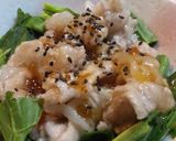 豚もも葛茹でサラダ作り方4写真